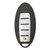 Keyless2Go Nissan 5 Button Proximity Smart Key KR5S180144014, 285E3-9HP5B, 433 MHz - Premium Aftermarket