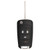 Keyless2Go GM 4 Button Magic Reusable PEPS Proximity Flip Key OHT05918179, 13504283, 13531358, 315 MHz - Premium Aftermarket