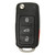 Keyless2Go Keyless2Go 4 Button Remote Flip Smart Key Proximity Replacement For Volkswagen NBG010206T 5K0837202AK Our Brands