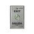 Seco-Larm Vandal Resistant Multicolor Illuminated Momentary Pushbutton RTE Plate - Single-gang