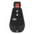 Keyless2Go 4 Button Non Proximity Remote  Replacement For Ram GQ4-53T / 68159654 AG - With Durashell Technology