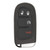 Keyless2Go KEYLESS2GO Dodge 4-Button Smart Key GQ4-54T 56046956AG 433 MHz, Premium Aftermarket Aftermarket