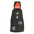 5 Button Replacement Pad 67 for Chrysler / Dodge/ Jeep Fobik Keys IYZ-C01C, M3N5WY783X