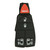 Keyless2Go 5 Button Replacement Pad-28 for Chrysler / Dodge/ Jeep Fobik Keys IYZ-C01C Keyless2Go