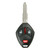 Keyless2Go Keyless2Go 3 Button Remote Key Combo with Shoulder Stop Blade MIT3 Replacement for Mitsubishi OUCG8D-620M-A Remote Head Keys