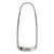 Keyless2Go Keyless2Go Replacement Silver Frame for Ford Smart Proximity Remote Key M3N5WY8610 164-R8092 Shells