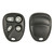 Keyless2Go Keyless2Go 4 Button Gas Replacement Shell for GM KOBUT1BT 25656444 25656445 Remote Shells