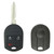 Keyless2Go Keyless2Go Remote Head Key Shell for Ford 164-R8070 - 3 Button - New Style - Standard Blade Keys & Remotes