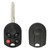 Keyless2Go Keyless2Go Remote Head Key Shell for Ford 164-R7040 OUCD6000022 - 4 Button - Old Style - Standard Blade Remote Head Key Shells