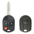 DURASHELL Keyless2Go Remote Head Key Shell for Ford 164-R7016 - 3 Button - Old Style - Standard Blade Keys & Remotes