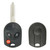 Dura-Shell Replacement Remote Head Key Shell for Ford 164-R7016, 164-R7043 - 3 Button - Old Style - Standard Blade