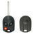 Keyless2Go Keyless2Go Remote Head Key Shell for Ford 164-R8007 - 3 Button - Old Style - HS Blade Keyless2Go