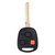 Keyless2Go Keyless2Go 3 Button Remote Head Key Replacement for Toyota HYQ12BBT 89070-60750 4D67 Chip Keyless2Go