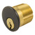 GMS GMS 1-1/8 Mortise Cylinder 5-Pin, Yale Cam Schlage C US10B Keyed-Alike A2 ST Cam Shop Hardware
