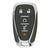 Keyless2Go Chevrolet 5 Button Smart Key HYQ4AA 13584498 315 MHz, Premium Aftermarket