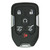 Keyless2Go KEYLESS2GO Chevrolet 6-Button Smart Key HYQ1AA 13508280 315 MHz, Premium Aftermarket Keyless2Go