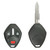 Mitsubishi Keyless2Go 3 button Shell for Mitsubishi Remote Head Keys MIT3 With Shoulder Stops Remote Head Key Shells