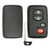 Keyless2Go Keyless2Go 4 Button Shell For Toyota Prius Smart Proximity Remote Key HYQ14ACX Shells