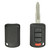 4 button Shell for Mitsubishi Remote Head Keys MIT3 with Shoulder Stops OUCJ166N