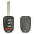 Keyless2Go Keyless2Go Remote Key SHELL for Honda 4 Button for MLBHLIK6-1T Shells