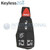 Keyless2Go 6 Button Replacement Pad for Chrysler / Dodge/ Jeep Fobik Keys IYZ-C01C Shop Automotive