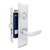 Marks USA MARKS 9NY96A Mortise Lever Lockset New Yorker - Entrance - Satin Chrome - Right Hand Door Hardware