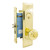 Marks USA MARKS 7NY10A Mortise Knob Lockset New Yorker - Entrance - 1-1/4 x 8 - Polished Brass - Right Hand Marks USA