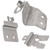SLICK LOCKS SLICK LOCKS (GM-FVK-SLIDE) GM Express / Savanna 1997+ Blade Bracket Kit - Side Sliding & Rear Hinged Doors Locks Parts