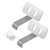 SLICK LOCKS SLICK LOCKS (FD-WK-1) Ford Econoline 1992-2014 Sliding Door Window Latch Kit Auto Locks