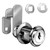 Compx C8060 Disc Tumbler Cam Lock 1-3/4" Keyed Alike, 14A Bright Nickel - KA-C346A