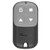 Xhorse Xhorse VVDI Universal Garage Remote Key 4 Buttons XKXH03EN Black - Wired Our Automotive Brands