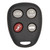 Keyless2Go KEYLESS2GO Saturn 4-Button Remote LHJ009 22692190 Keyless2Go
