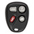 Keyless2Go KEYLESS2GO Chevrolet Oldsmobile Pontiac 4-Button Remote ABO0204T 10245953 Remotes
