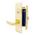 Marks USA MARKS 9NY96A Mortise Lever Lockset New Yorker - Vestibule - Polished Brass - Left Hand Mortise Locksets