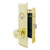 Marks USA MARKS 114DW Metro Mortise Knob Lockset HD - Vestibule - 1-1/16 x 7-5/8 - Polished Brass - Left Hand Marks USA