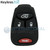 Keyless2Go Replacement 4 Button Pad for Dodge Chrysler Jeep Our Brands
