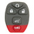 Keyless2Go 5 Button Replacement Pad for GM FCC ID: OUC60270 / OUC60221 - PAD-1 Our Brands