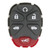 Keyless2Go Replacement 6 Button Pad for GM KOBGT04A Keys & Remotes
