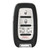 Keyless2Go Chrysler 5 Button Smart Key M3N-97395900 68241531AC 433 MHz, Premium Aftermarket