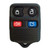 Keyless2Go Ford Lincoln Mercury 4-Button Remote CWTWB1U331 2S4T-15K601-AB