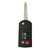 Keyless2Go Keyless2Go 4 Button Remote Flip Key Replacement for Mazda KPU41788 Keyless2Go