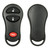 Keyless2Go Keyless2Go 3 Button Remote Shell for Chrysler GQ43VT17T GQ43VT9T Keyless2Go