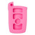 Keyless2Go Replacement Silicone Jacket Keyless Remote Cover BMWJ14 for BMW 7 Series Smart Key FCC ID: LX 8766 S - Pink Shop Automotive