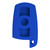 Replacement Silicone Jacket Keyless Remote Cover BMWJ23 for BMW 3 Button Smart Key FCC ID: KR55WK49147 - Blue