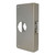 Don-Jo Wrap Around Plate 4-CW For Cylindrical Door Locks With 2 1/8 Hole - 1 3/4 Door - 630 Finish