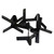 Lock Monkey Tools Lock Monkey 8-Pack of Basic Padlock Shims - 4 Sizes Padlock Parts