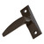 ILCO Storefront Lever Handle 456 Series - Straight - LH - Dark Bronze 