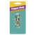Lucky Line Lucky Line TRIGGER SNAP With Split Key Ring Nickel-Plated Zinc - 1 Pcs - Carded Key Snaps