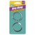 Lucky Line 1-1/4 Inch  Split Key Rings Nickel-Plated  - 2 Pcs - Carded