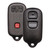 Strattec (5931638) Toyota 3 Button Remote HYQ12BBX, HYQ12BAN, 89742-42120, 89742-20200, 315 MHz - Branded Aftermarket